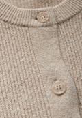 Kurzer Cardigan desert beige melange