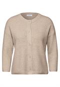 Kurzer Cardigan desert beige melange