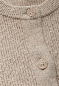 Kurzer Cardigan desert beige melange