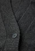 Kurzer Cardigan gravel grey mel.