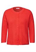 Kurzer Cardigan juicy orange melange