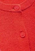 Kurzer Cardigan juicy orange melange