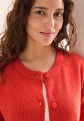 Kurzer Cardigan juicy orange melange