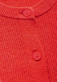 Kurzer Cardigan juicy orange melange
