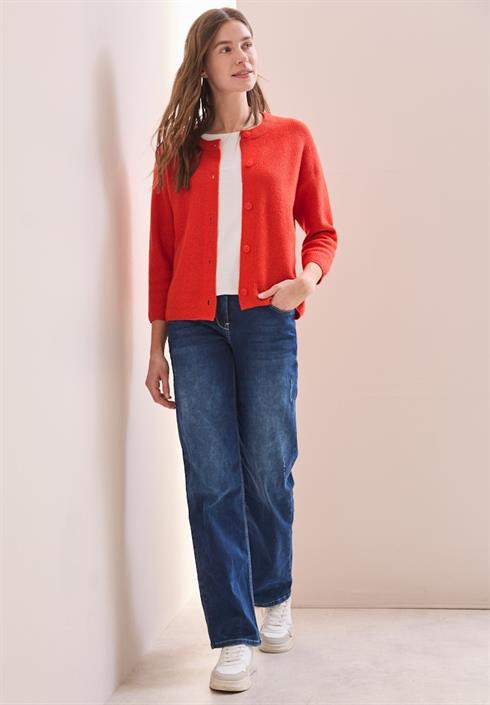 kurzer-cardigan-juicy-orange-melange