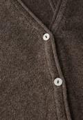 Kurzer Cardigan nomad brown mel.