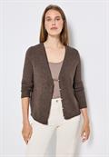 Kurzer Cardigan nomad brown mel.