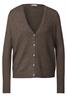 Kurzer Cardigan nomad brown mel.