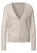Kurzer Cardigan tusk cream mel.