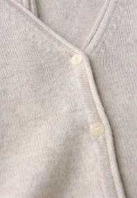 Kurzer Cardigan tusk cream mel.