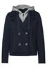 Kurzer Scuba-Trenchcoat universal blue