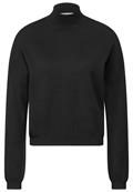 Kurzer Strickpullover black