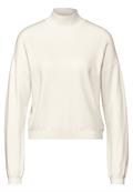 Kurzer Strickpullover lucid white