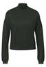 Kurzer Strickpullover oil green