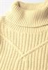 Kurzer Strukturpullover bond yellow