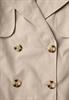 Kurzer Trenchcoat pearly sand