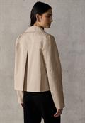 Kurzer Trenchcoat pearly sand