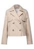 Kurzer Trenchcoat pearly sand