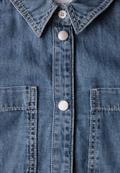Kurzes Jeanshemd medium blue clean