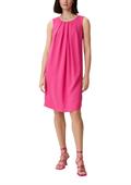 Kurzes Kleid aus Crêpe pink