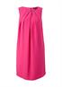 Kurzes Kleid aus Crêpe pink