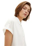 Kurzärmlige Bluse whisper white