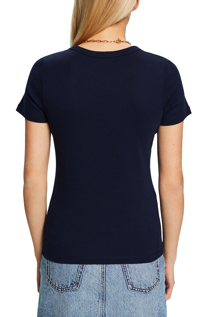 kurzärmliges-baumwoll-t-shirt-navy