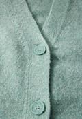 Kuscheliger Cardigan iced salvia green melange