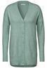 Kuscheliger Cardigan iced salvia green melange