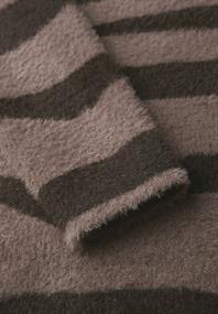 Kuscheliger Jacquard Sweater silk brown