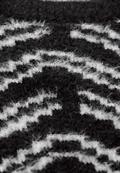 Kuscheliger Jaquard Pullover black