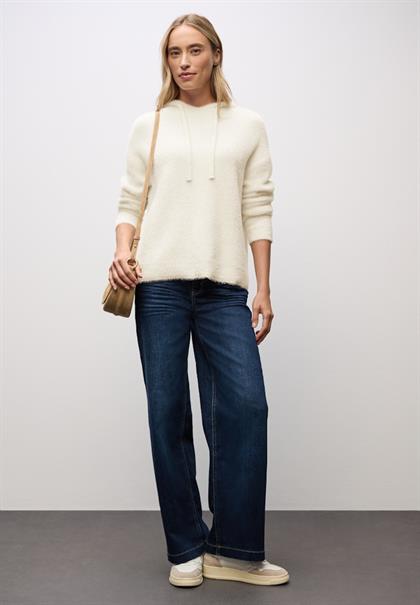 Kuscheliger Kapuzenpullover soft beige