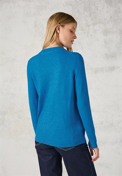 Kuscheliger Pullover dynamic aqua melange