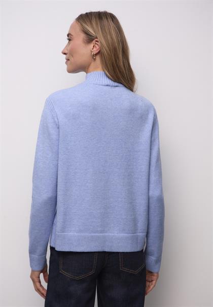 Kuscheliger Pullover frosted blue mel.