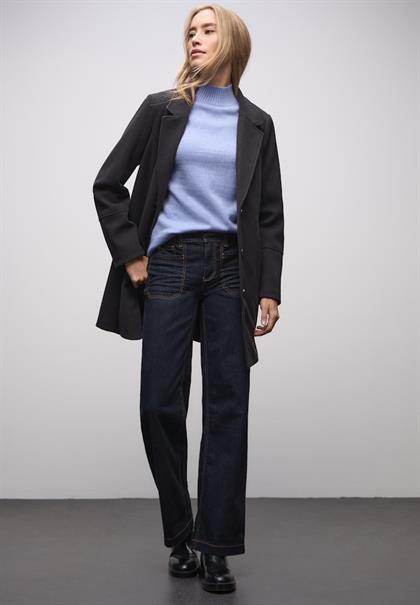 Kuscheliger Pullover frosted blue mel.