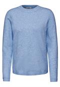 Kuscheliger Pullover whisper blue melange