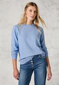 Kuscheliger Pullover whisper blue melange