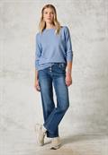 Kuscheliger Pullover whisper blue melange
