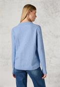 Kuscheliger Pullover whisper blue melange