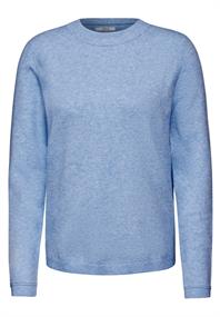 Kuscheliger Pullover whisper blue melange