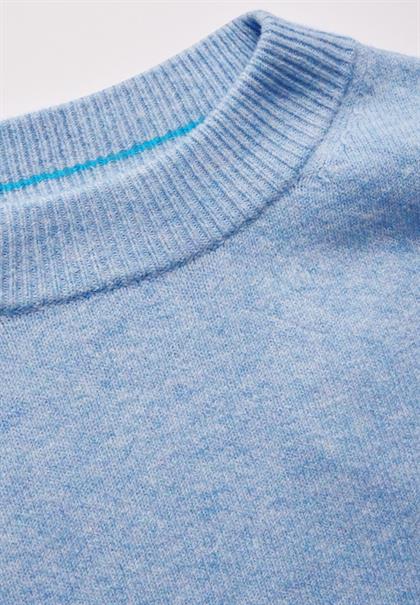 Kuscheliger Pullover whisper blue melange