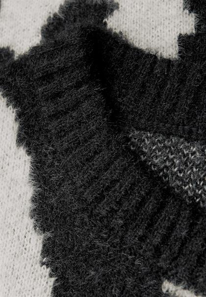 Kuscheliger Rundhalspullover black