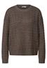 Kuscheliger Strukturpullover dark nomad brown mel.
