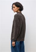 Kuscheliger Strukturpullover deep roast brown