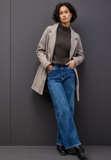 Kuscheliger Strukturpullover deep roast brown