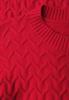 Kuscheliger Strukturpullover racing red