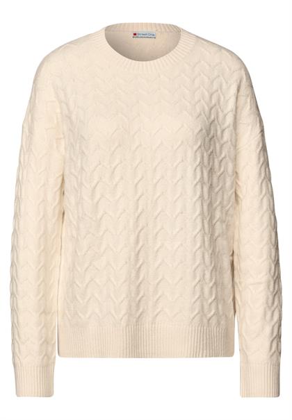 Kuscheliger Strukturpullover soft beige