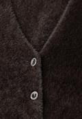 Kuscheliger V-Neck Cardigan deep roast brown