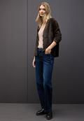 Kuscheliger V-Neck Cardigan deep roast brown