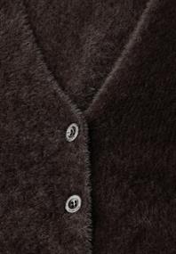 Kuscheliger V-Neck Cardigan deep roast brown